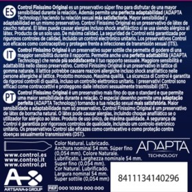 CONTROL - CONDONES FINISSIMO 3 UNIDADES CONDONES CONTROL - Sensit