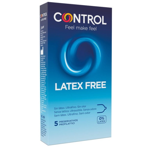 CONTROL - PRESERVATIVOS LIBRE SIN LATEX 5 UNIDADES PRESERVATIVOS 