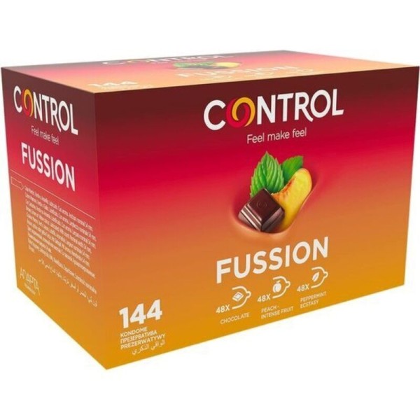 CONTROL - PRÉSERVATIFS ADAPTA FUSSION 144 UNITÉS CONTROL CONDOMS