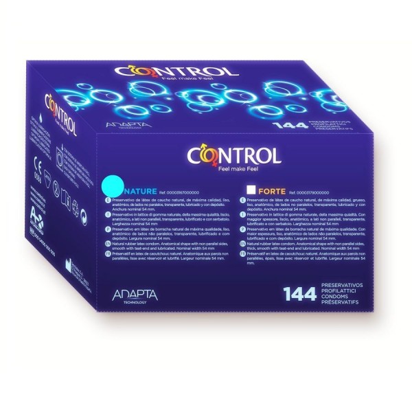 CONTROL - CONDONES ADAPTA NATURE 144 UNIDADES CONDONES CONTROL