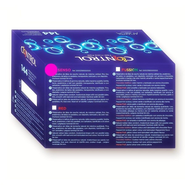 CONTROL - UNITÉ ADAPTA SENSO 144 CONTROL CONDOMS - Sensible