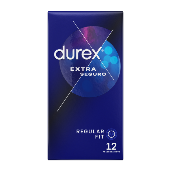 DUREX - EXTRA SÉGURO 12 UNIDADES CONDONES DUREX - Muy fuerte