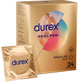 DUREX - REAL FEELING 24 UDS CONDONES DUREX - Sin látex