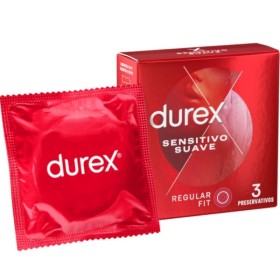 DUREX - SUAVE E SENSÍVEL 3 UNIDADES PRESERVATIVOS DUREX - Sensível