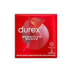 DUREX - SUAVE Y SENSIBLE 3 UNIDADES CONDONES DUREX - Sensitive