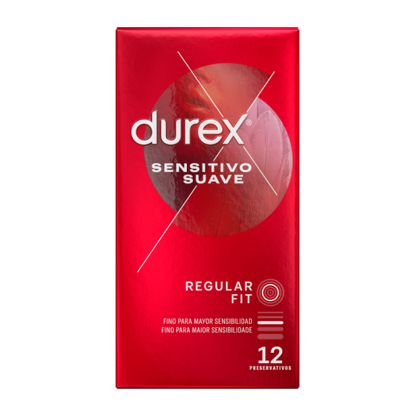 DUREX - SUAVE Y SENSIBLE 12 UNIDADES CONDONES DUREX - Sensitive