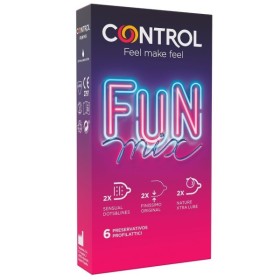 CONTROL - FEEL FUN MIX 6 UDS PRESERVATIVOS DE CONTROL - Sensível
