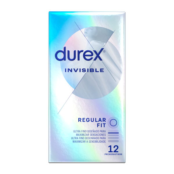 DUREX - CONDONES INVISIBLES EXTRAFINOS 12 UNIDADES DUREX - Sensib
