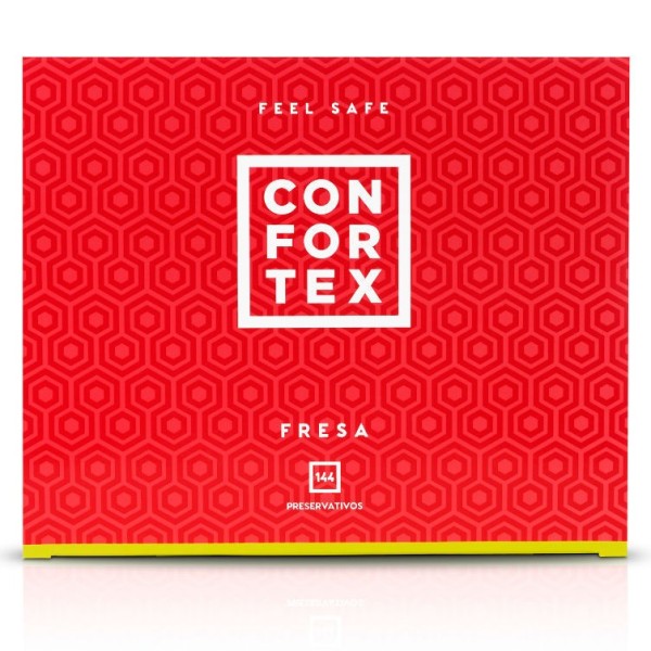 CONFORTEX - CONDOM FRAISE 144 UNITÉS CONFORTEX - Saveurs