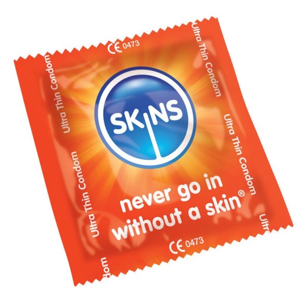 SKINS - CONDOM ULTRA THIN BAG 500 SKINS - Points et vergetures