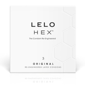 LELO - CAJA DE CONDONES HEXAGONALES 3 UNIDADES LELO - Puntos y es