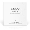 LELO - CAIXA DE PRESERVATIVOS HEX 3 UNIDADES LELO - Pontos e estrias