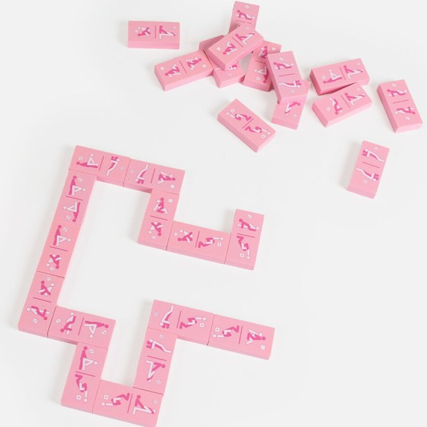 SECRETPLAY - JOGO DE DOMINÓ DE MADEIRA KINKY SECRETPLAY 100% JOGOS