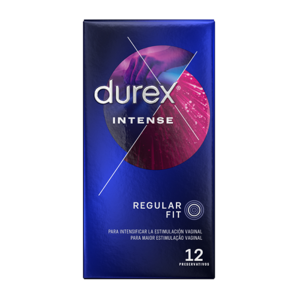 DUREX - INTENSE ORGASMIC 12 UNIDADES CONDONES DUREX