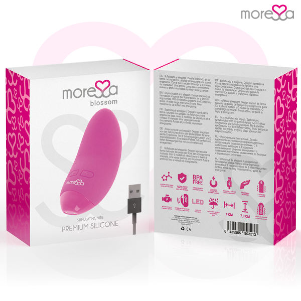 Moressa - Vibrateur Rose Blossom – Mini-vibrateurs