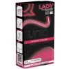 UNIQ - LADY CONDOM PRÉSERVATIFS FÉMININS SANS LATEX AVEC PORTE-JARRETELLES 3 UNITÉS UNIQ