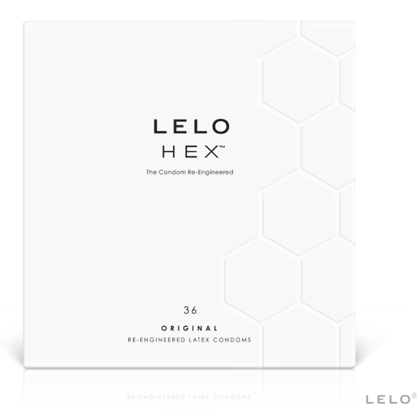 LELO - CAJA DE CONDONES HEXAGONALES 36 UNIDADES LELO - Puntos y e