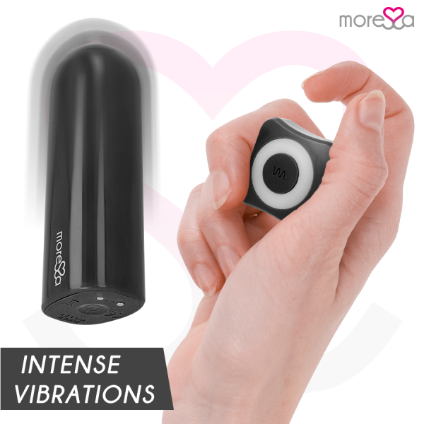 Moressa - NIX Vibrador Control Remoto Negro – Estimuladores