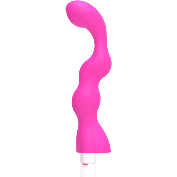 G-Spot - Vibrador de goma rosa George G-Spot