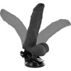 Basecock - Vibrateur Articulable Télécommande Noir 21 CM -O- 5 CM