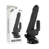 Basecock - Vibrateur Réaliste Télécommande Noir 18.5 CM -O- 4CM