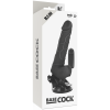 Basecock - Vibrateur Réaliste Télécommande Noir 18.5 CM -O- 4CM