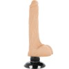 Basecock - Vibrador Realista 2-1 Natural 18,5 CM -O- 4 CM