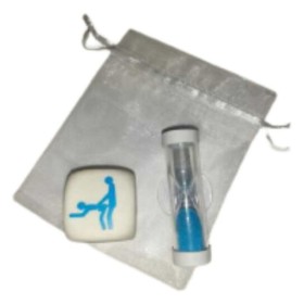 DIABLO PICANTE - DÉS KAMASUTRA DE POSTURES POUR GARONS AVEC SABLIER DIABLO PICANTE