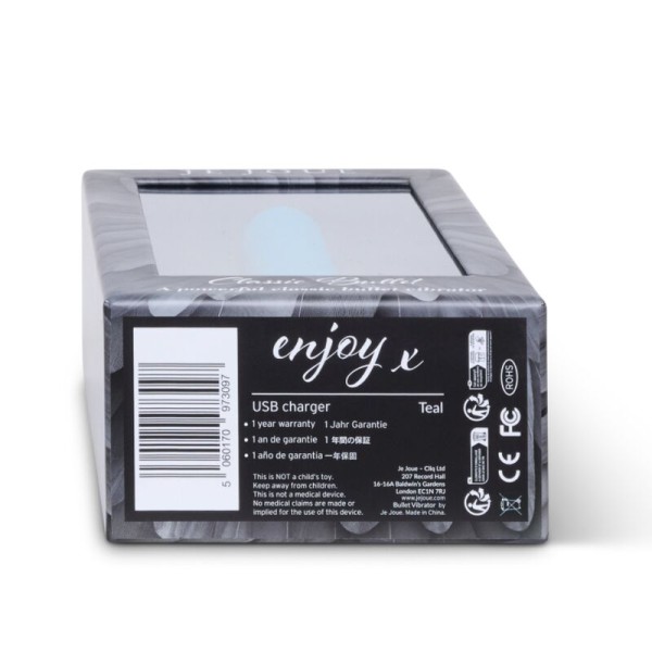 JE Joue - Bala Vibradora Clásica Verde Azulado