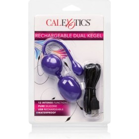 Calexotics - Dual Kegel Roxo Recarregável – Bolas de Silicone