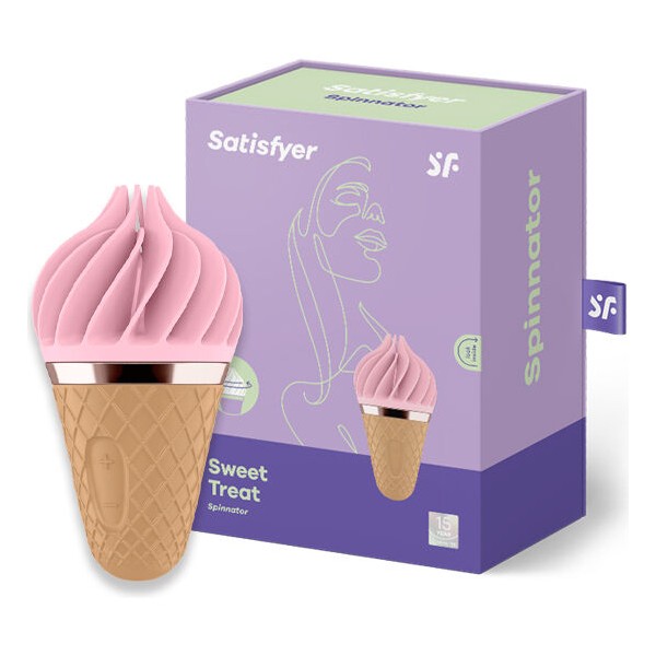 Satisfyer - Spinnator Sweet Treat Marrón y Rosa