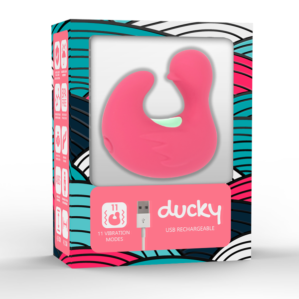 Happy Loky - Duckymania Doigt Stimulateur EN Silicone Recharge...
