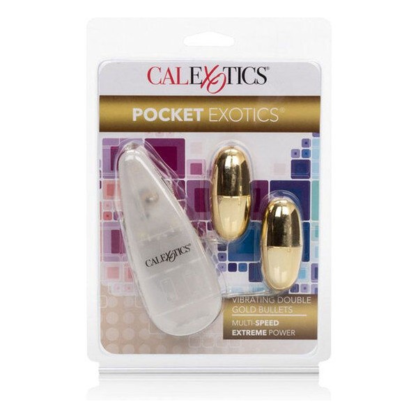 Calexotics - Bolas Vibradoras DUO GOLD – Para clítoris