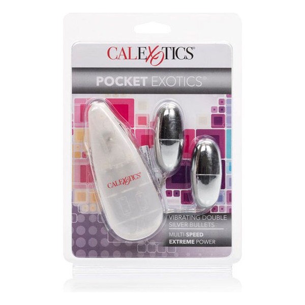 Calexotics - Balas Vibradoras DUO Plata – Estimuladores