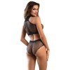 SUBBLIME - 952082 ENSEMBLE RESILLE AVEC STRASS NOIR TAILLE UNIQUE SUBBLIME SETS