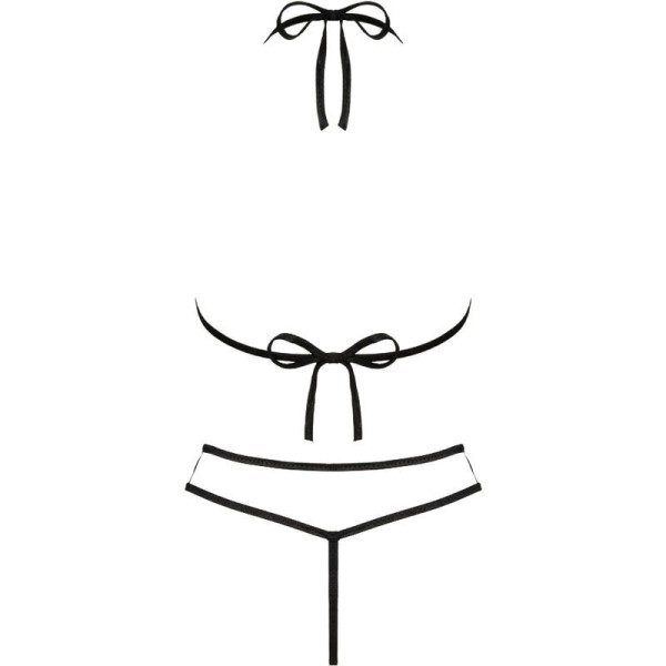 LIVCO CORSETTI FASHION - SOUTIEN-GORGE + STRING JIMENA LC 20216 NOIR TAILLE UNIQUE LIVCO CORSETTI SETS