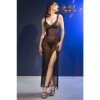 CHILIROSE - CR 4723 NUISETTE LONGUE ET STRING NOIR L CHILIROSE BABYDOLLS