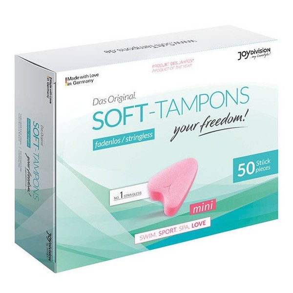 JOYDIVISION SOFT-TAMPONS - ORIGINAL SOFT-TAMPONS MINI X 50 UNITÉS JOYDIVISION SOFT-TAMPONS