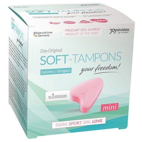 JOYDIVISION SOFT-TAMPONS - ORIGINAL SOFT-TAMPONS MINI 3 UDS JOYDI