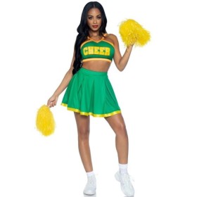 LEG AVENUE - COSTUME POM-POM GIRLS VERT S/M LEG AVENUE COSTUMES