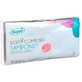 BEPPY - TAMPONS SOFT CONFORT HUMIDE 4 UNITÉS BEPPY - Tampon hygiénique