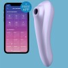 Satisfyer - Vibrateur Dual Pleasure AIR Pulse Mauve