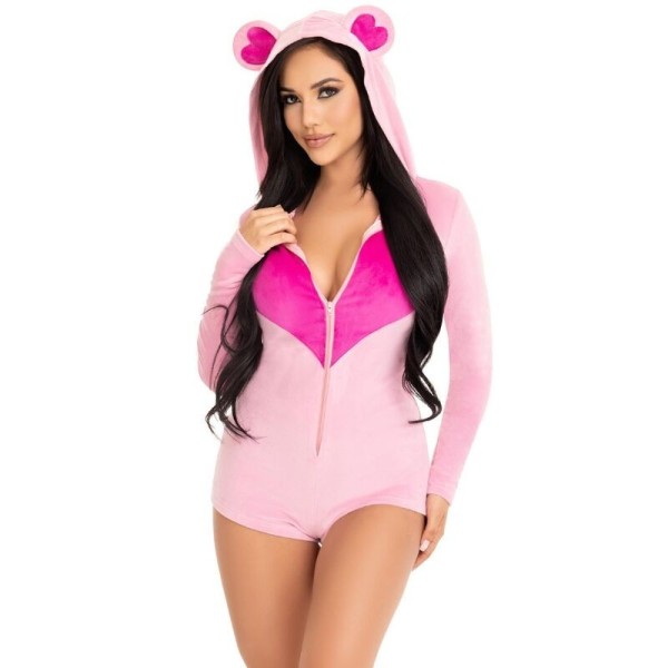 LEG AVENUE - BODY VELOURS OURS EN TEDDY ROSE S LEG AVENUE COSTUMES