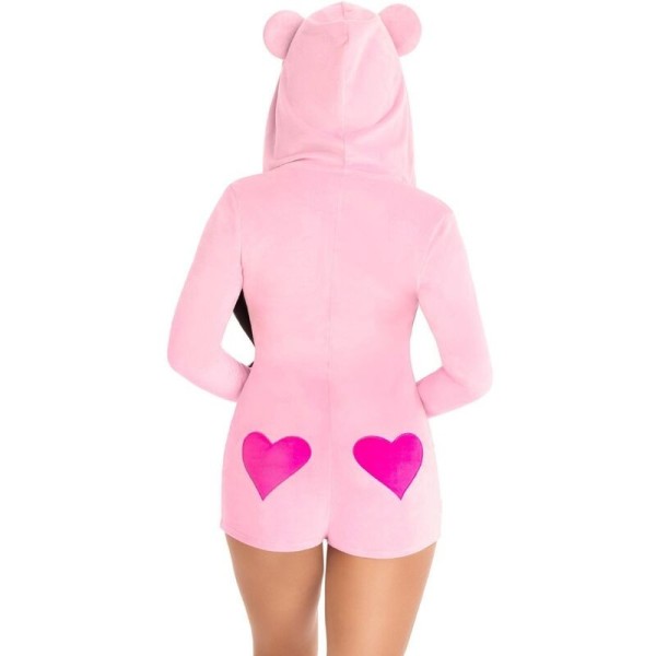 LEG AVENUE - URSO DE PELUCHE ROSA VELVET BODYSUIT S LEG AVENUE SUITS