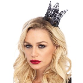 LEG AVENUE - MINI COURONNE EN FILIGRANE MÉTAL NOIR LEG AVENUE ACCESSORIES