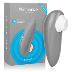 WOMANIZER Starlet 3 Gris - Plaisir Premium Pas Cher & Discret
