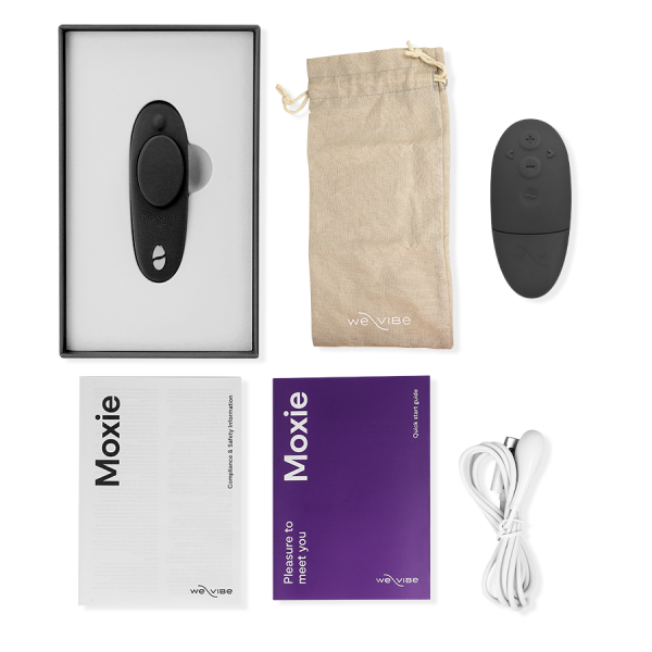 Découvrez le We-Vibe Moxie Noir - Vibrateur Clitoral Offrant Discrétion et Qualité Premium