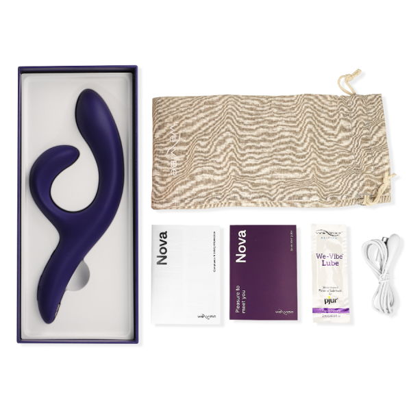 VIBRATEUR LAPIN NOVA 3 BLEU NUIT