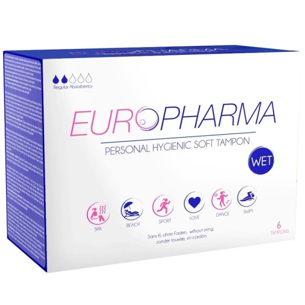EUROPHARMA - TAMPONS D'ACTION 6 UNITÉS EUROPHARMA - Tampon hygiénique