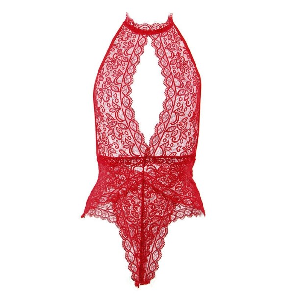SUBBLIME - 953874 BODY COUPE OUVERTE ROUGE S/M SUBBLIME BODYSTOCKINGS